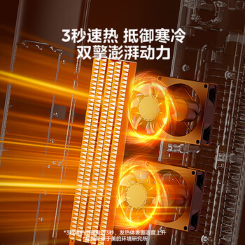苏宁 美的 暖风机 HFT20WJ 遥控定时石墨烯速热高清大图
