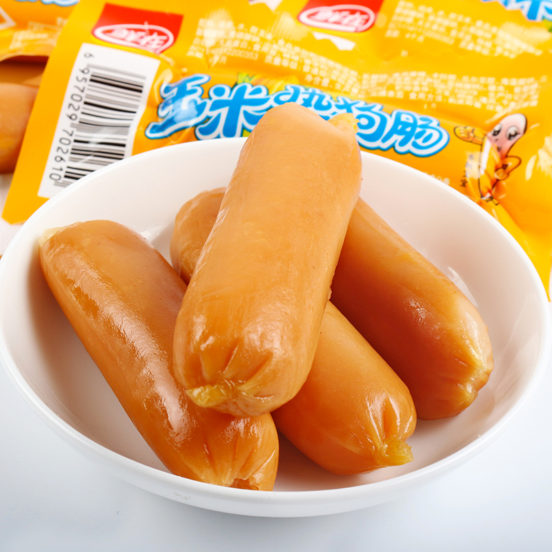 鲜在玉米热狗肠28g*20根食品零售小吃热狗肠高清大图