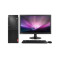 i3-10100/8GB/128GB+1TB 21.5寸联 想启天M435-B016 台式电脑套机三年保 黑色默认