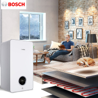 五组暖气片+博世壁挂炉盖世7000系列24kw