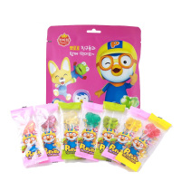 韩美禾蝴蝶形状棒棒糖63g/袋 韩国进口