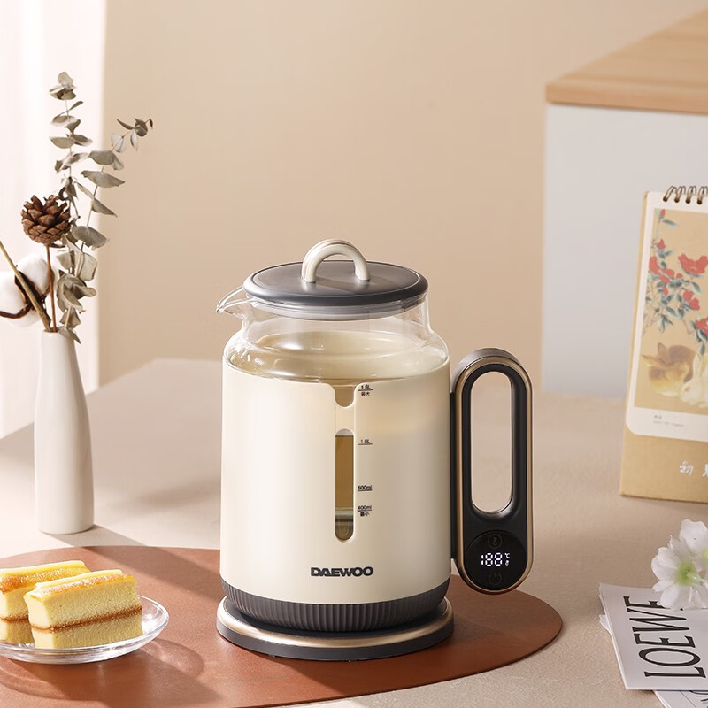 大宇(DAEWOO) 电热水壶家用1.5L保温泡茶泡奶电水壶DYSH-80Q15 电水壶高清大图