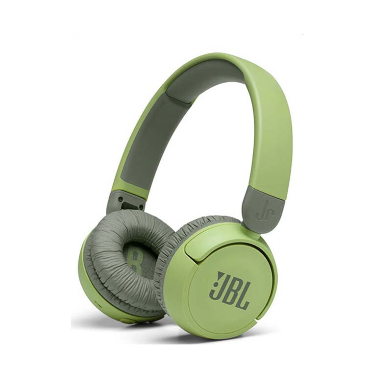 JBL JR310BT 头戴式无线蓝牙耳包耳机益智玩具沉浸式学习听音乐英语网课学生儿童耳机丰富色彩 深林绿