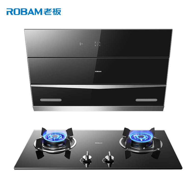 [王者新品]老板(ROBAM)油烟机烟灶套餐侧吸22立方抽油烟机吸油烟机烟灶套装27N0H+32B1(液化气)厨电套装