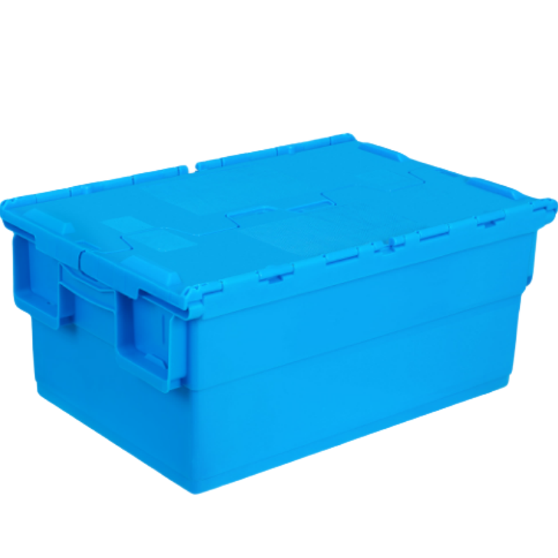 依韵珂带盖塑料筐60*40*27cm个高清大图