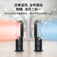 戴森（Dyson） AM09 家用暖风扇取暖器家用电暖器 冷暖两用 无叶设计 银白色