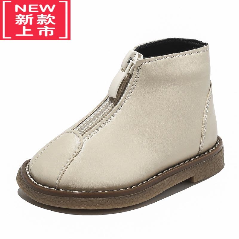 可莉允女宝宝秋冬鞋子婴儿小皮靴学步鞋软底公主鞋女童小童靴子加绒短靴图片