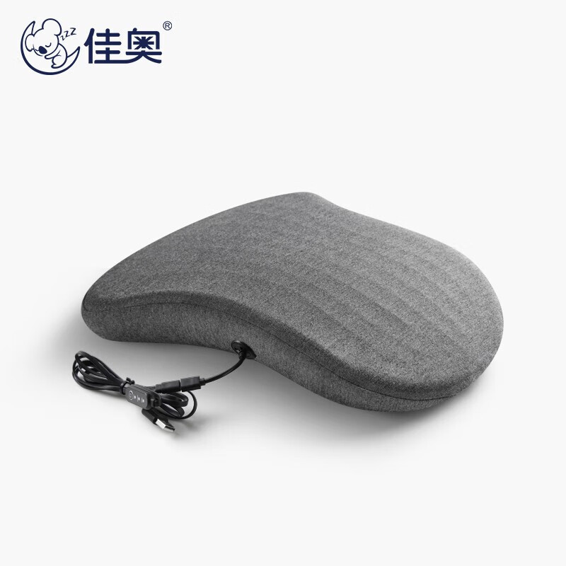 佳奥 小白鲸记忆棉腰垫 硬垫 加热款200801J0117SB7随机颜色 33*27*6CM