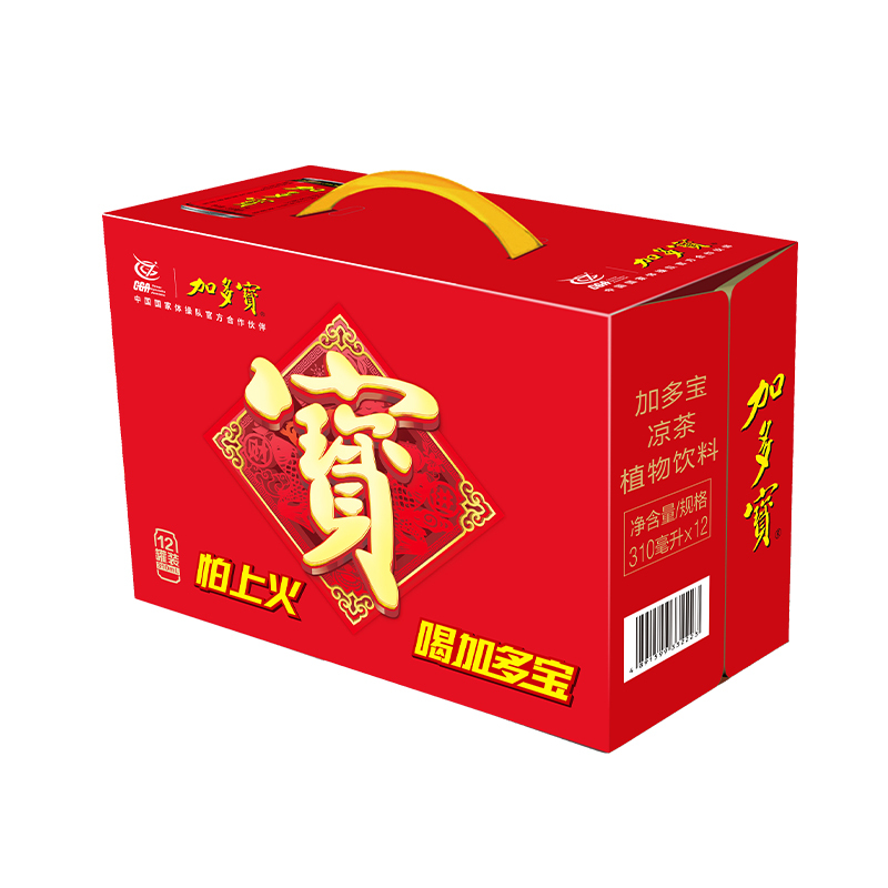 加多宝凉茶植物饮料310ml*12罐装