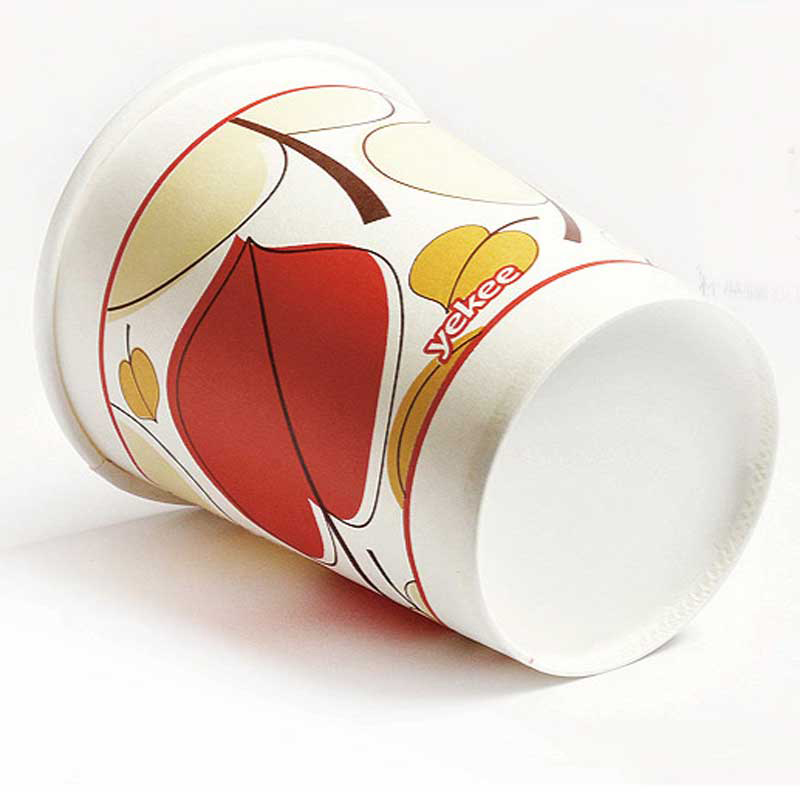 yekee 纸杯一次性水杯250ml*400只 办公室商用喝水纸杯加厚JD-7027高清大图