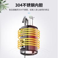 志高台式饮水机小型家用制冷迷你宿舍学生桌面冰温热办公室 白色 温热款