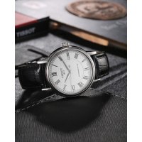 瑞士(TISSOT)天梭手表 T-CLASSIC系列 简约白盘 机械表男士 T085.407.11.051.00