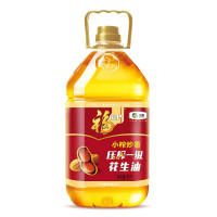 福临门 花生油 食用油小榨炒香压榨一级花生油5L