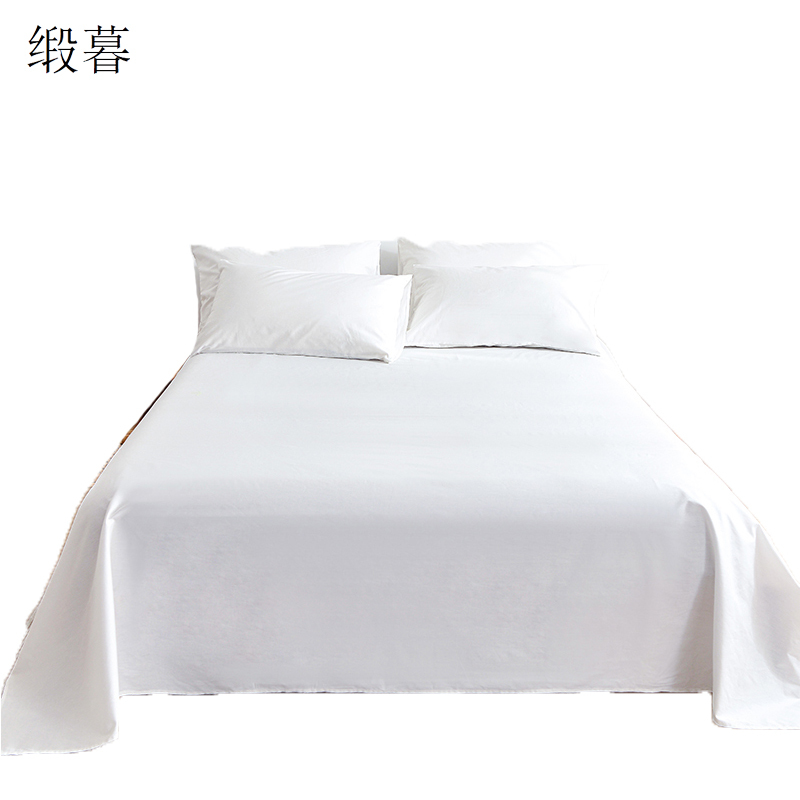 缎暮 60支纯棉贡缎床单 160*240CM 条高清大图