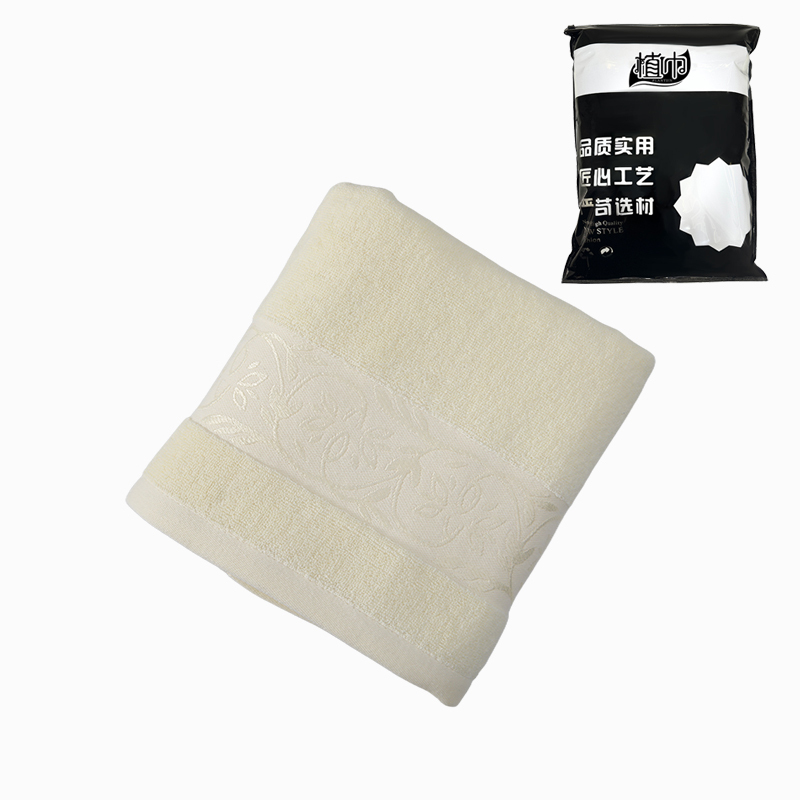 植巾 YJ120 70*140cm 棉 浴巾 大毛巾(计价单位:条) 浅黄色高清大图