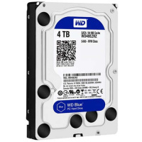 WD西部数据WD40EZRZ 4T台式机机械硬盘4tb 5400转64M串口蓝盘
