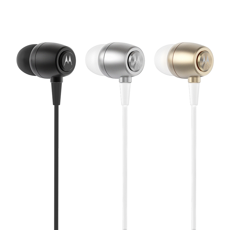 摩托罗拉(motorola) Earbuds Metal 金色耳机