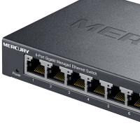 水星(MERCURY) SG108 Pro 8口全千兆智能网管交换机网线网络分线器 家用宿舍监控工程分流器