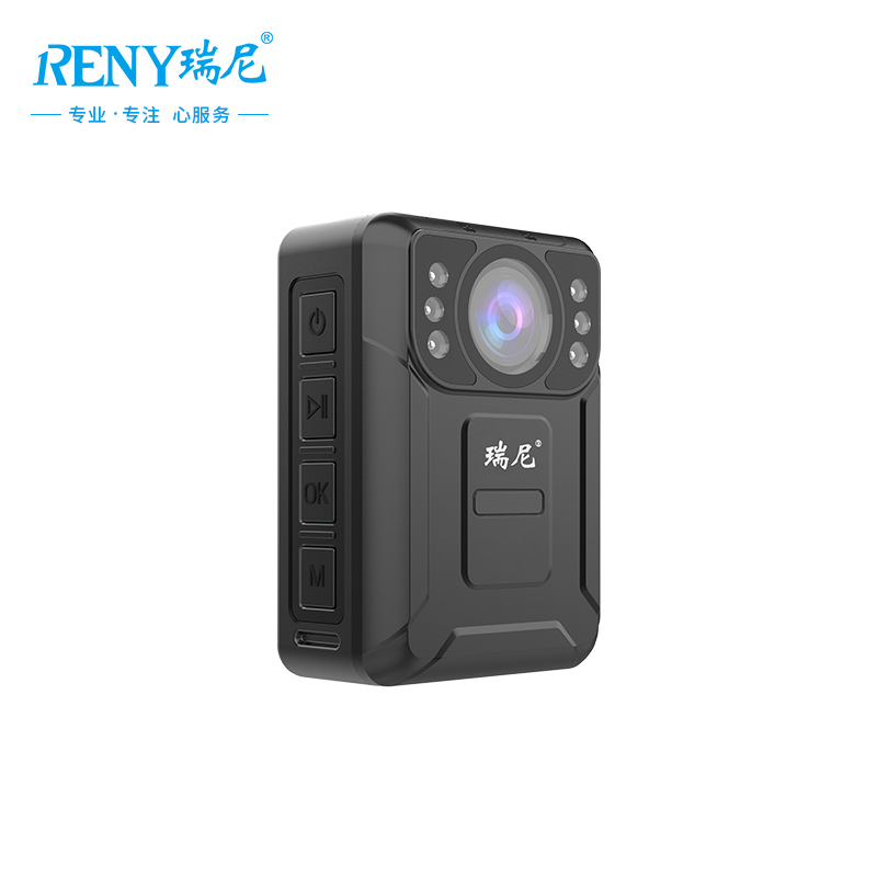 瑞尼RN-X5新款工作执法记录仪 32G内存1296p高清红外夜视 H.265格式微型不可对讲机黑色便携式1.5寸屏黑色