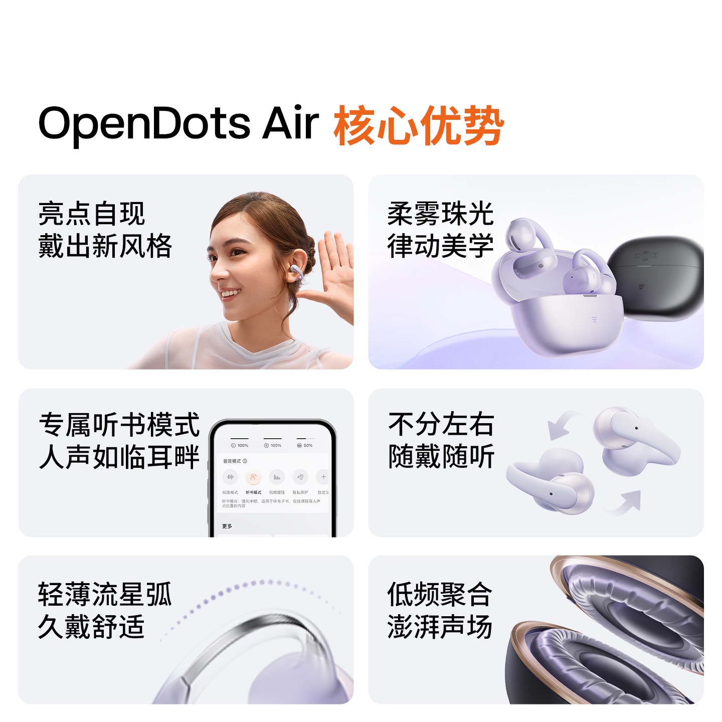 Shokz韶音OpenDots Air耳夹耳机运动跑步蓝牙开放式黑色高清大图