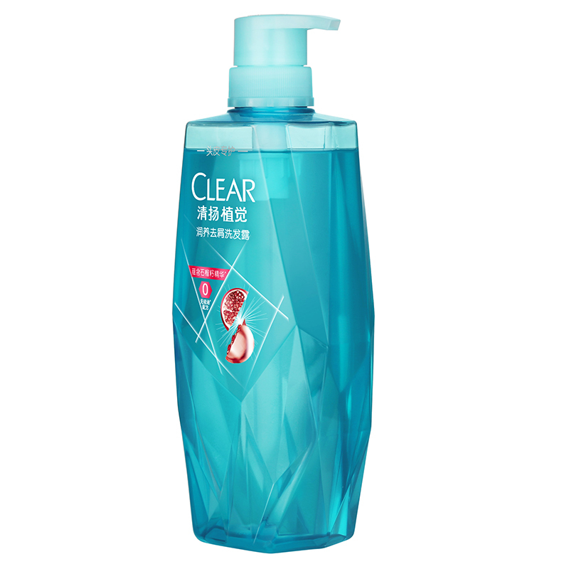 清扬 (CLEAR) 植觉润养去屑洗发水 700ml 石榴籽精华 所有发质 女士[联合利华]