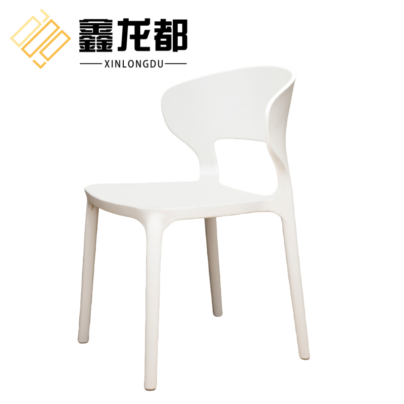 鑫龙都塑料靠背椅子77cm把高清大图