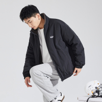 唐狮2024冬季新款男士棉衣休闲立领棉服外套黑色防寒冬装保暖棉袄_034 S 黑色