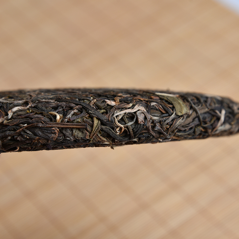 滇梵 茶叶 普洱茶景迈生茶饼357g云南大叶种生茶高清大图