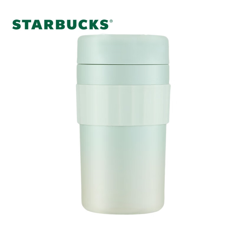 星巴克(Starbucks)绿色渐变款系列桌面不锈钢杯 随行保温杯高颜值 470ml高清大图