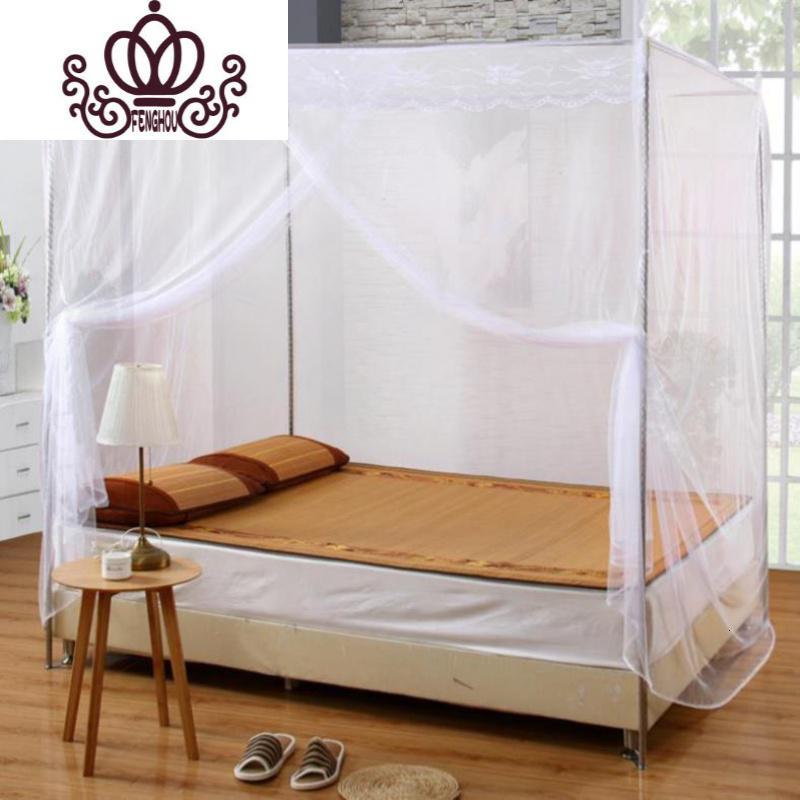 封后fenghou老年人普通纱网蚊帐老式加厚家用面料简约结实蕾丝压脚