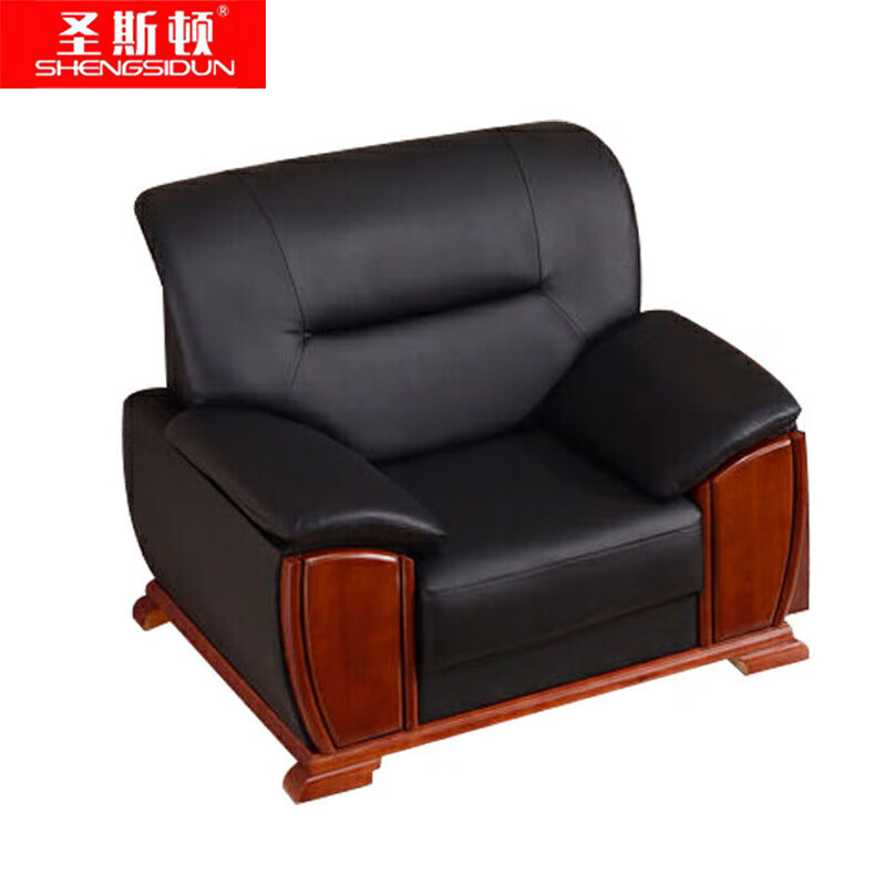 圣斯顿SD-SF10888BK黑色西皮单人位沙发 1080*850*880mm(单位:张)黑色