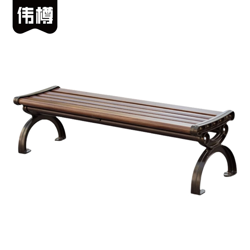 伟樽户外长条凳锌合金面1500*430*410mm个高清大图