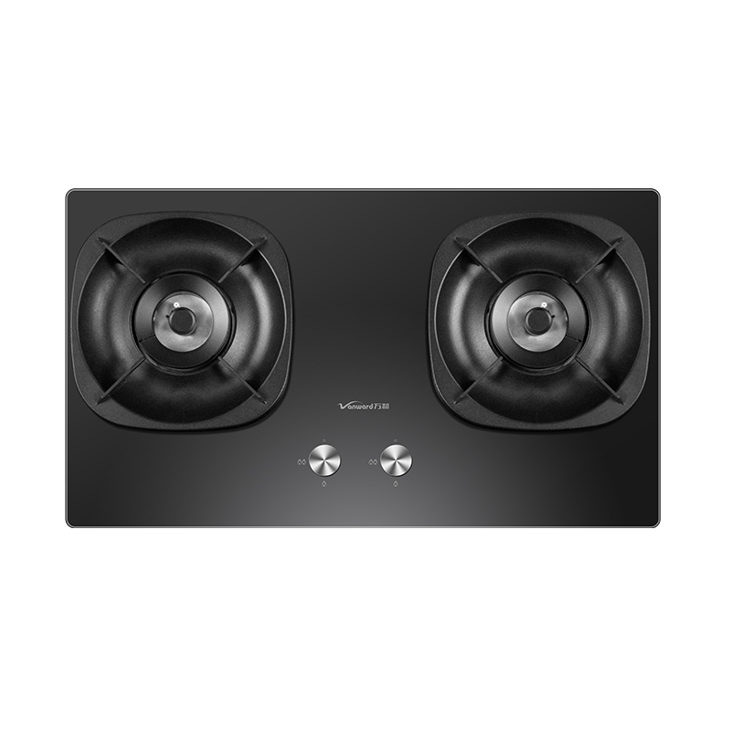 万和(Vanward) 超一级能效天然气双灶 双眼燃气灶 单灶具 5.2KW火力钢化玻璃 可调底座G6L50高清大图