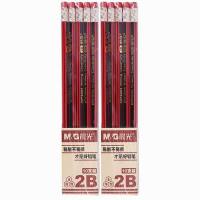 LTSM 晨光(M&G)AWP30804 2B原木铅笔带橡皮头六角木杆铅笔 单位：支 10支/盒