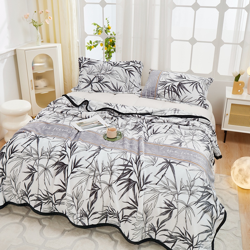 约克罗兰四季毛毯冬季双人加厚保暖200*230cm学生宿舍保暖毛毯子雪貂绒毯高清大图