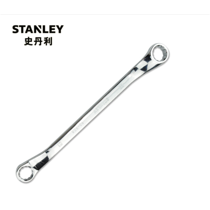 DM史丹利(Stanley)公制精抛光45°角双梅花扳手11x13mm 93-903-1-23