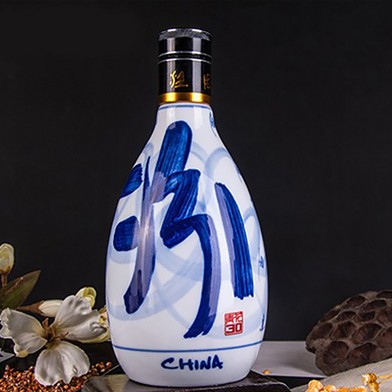 汾酒 青花30 53度 500ml 单瓶装 清香型白酒(新老包装随机发货)高清大图