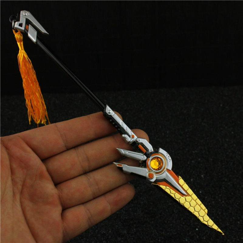 王者兵器荣耀手游周边韩信街头霸王李白长曹合金模型武器玩具18cm韩信