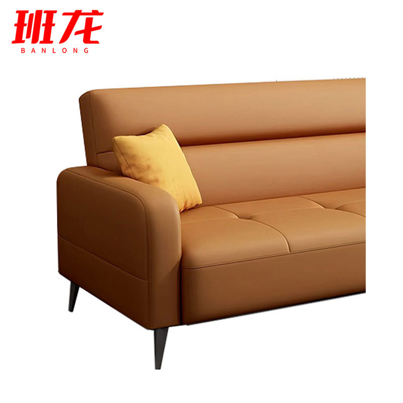 班龙折叠沙发双人位咖色张高清大图