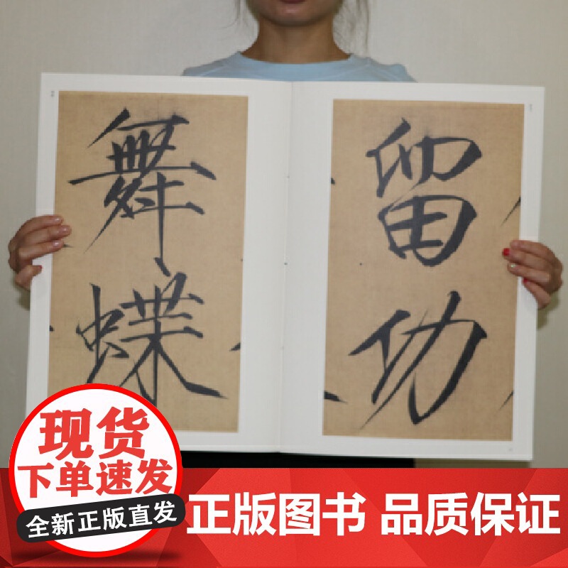 华夏万卷毛笔字帖 中国书法名碑名帖原色放大本:宋徽宗诗帖 初学者临摹瘦金体字帖成人毛笔古碑帖练字帖高清大图