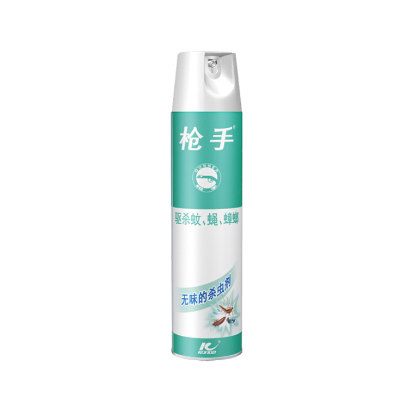 枪手杀虫剂无味枪手无味杀虫气雾剂驱杀蚊蝇蟑螂600ml抢手