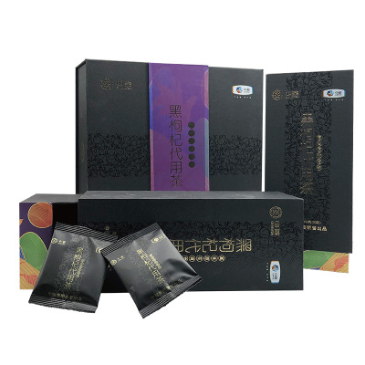 中粮中茶黑枸杞代用茶礼盒 (铝箔)双支礼盒
