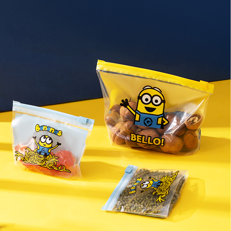 名创优品(miniso) 小黄人系列滑块密封袋压缩袋M号(7个装)