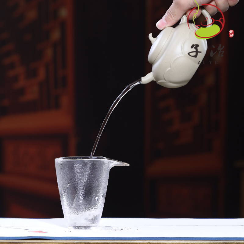 子冶320cc称心如意原矿本山绿泥宜兴紫砂壶名家纯全手工茶具套组