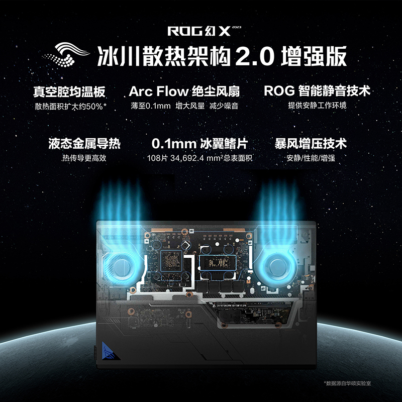 ROG幻X 2023 第13代英特尔酷睿i9 13.4英寸 星云屏 触控全面屏 二合一轻薄办公游戏本笔记本电脑(i9-13900H 16G 1T RTX4050 165Hz)