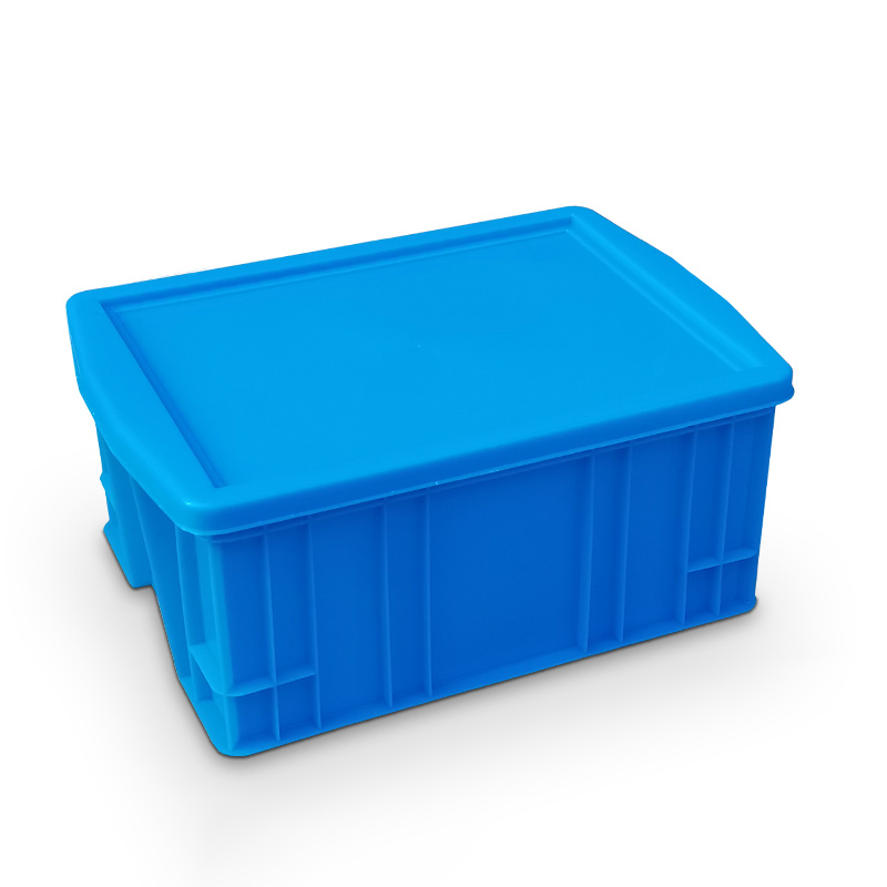 臻远ZY-SNXD-81收纳储物箱长方形物流中转箱带盖子 460*330*210mm高清大图