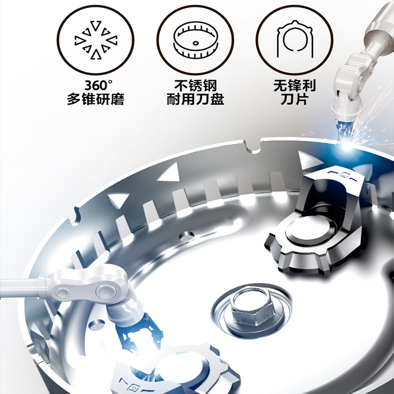 万家乐LS500-IK811家用厨房食物垃圾处理器 厨余研磨粉碎机 垃圾处理机