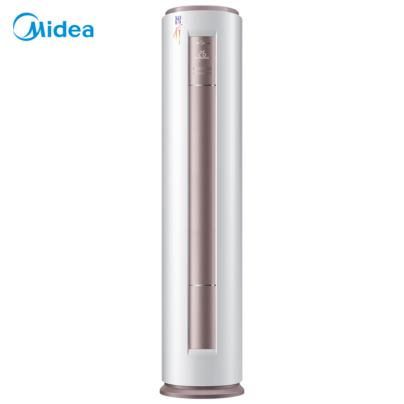 美的(Midea)2匹家用客厅圆柱式柜机空调 3级能效立式速冷速暖 节能静音 KFR-51LW/DY-YA400(D3)