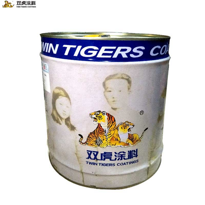 双虎牌 醇酸调和漆 金属防锈漆钢构油漆防腐漆 （一桶装）