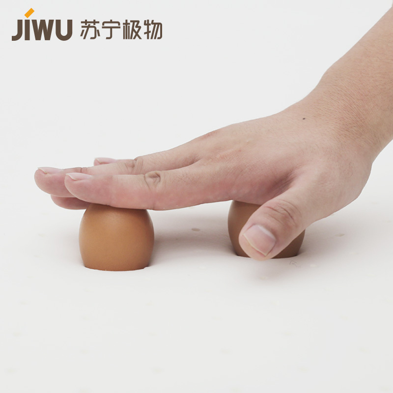 苏宁极物泰国天然乳胶床垫 简约风5cm泰国进口天然橡胶C5高清大图